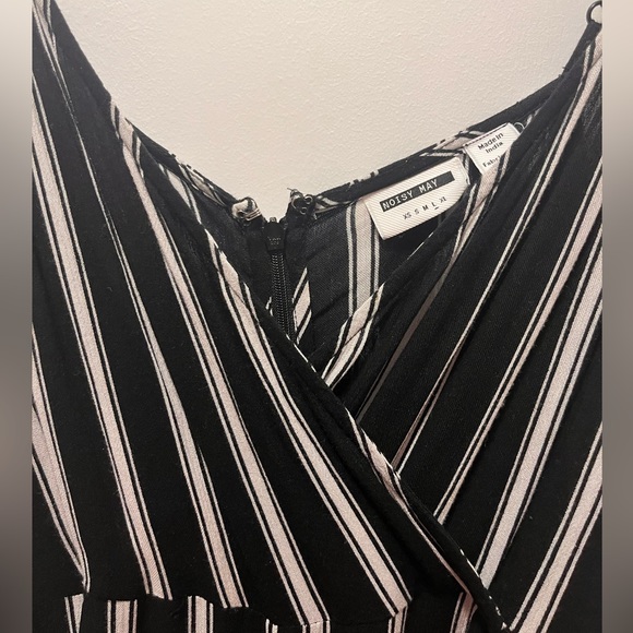 Linen jumpsuit - striped - Picture 3 of 4